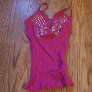 Pink tank top
